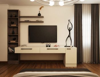Stylish,Living,Room,With,Customized,Tv,Unit